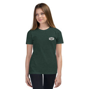 Youth Short Sleeve T-Shirt Aloha Saturday Run Front & Back printing (Logo White)