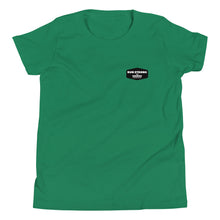 Load image into Gallery viewer, Youth Short Sleeve T-Shirt Kauai Marathon Front &amp; Back printing (Logo Black)
