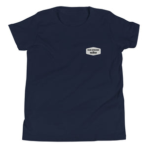 Youth Short Sleeve T-Shirt Maui Marathon Front & Back printing (Logo White)