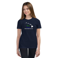 Load image into Gallery viewer, Hawaii Sports Alliance Youth Short Sleeve T-Shirt (White Logo)
