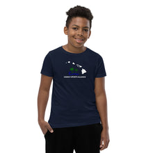 Load image into Gallery viewer, Hawaii Sports Alliance Youth Short Sleeve T-Shirt (White Logo)
