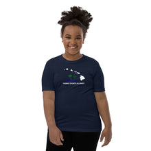 Load image into Gallery viewer, Hawaii Sports Alliance Youth Short Sleeve T-Shirt (White Logo)
