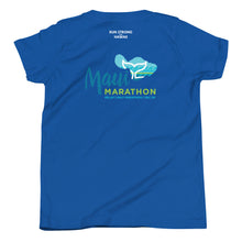 Load image into Gallery viewer, Youth Short Sleeve T-Shirt Maui Marathon Front &amp; Back printing (Logo White)

