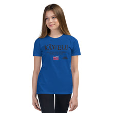 Load image into Gallery viewer, Youth Short Sleeve T-Shirt KAWELU Flag
