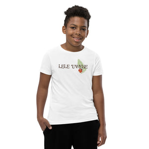 Youth Short Sleeve T-Shirt LELE 'UWEHE Front & Back Printing