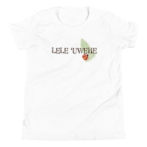 Youth Short Sleeve T-Shirt LELE 'UWEHE Front & Back Printing